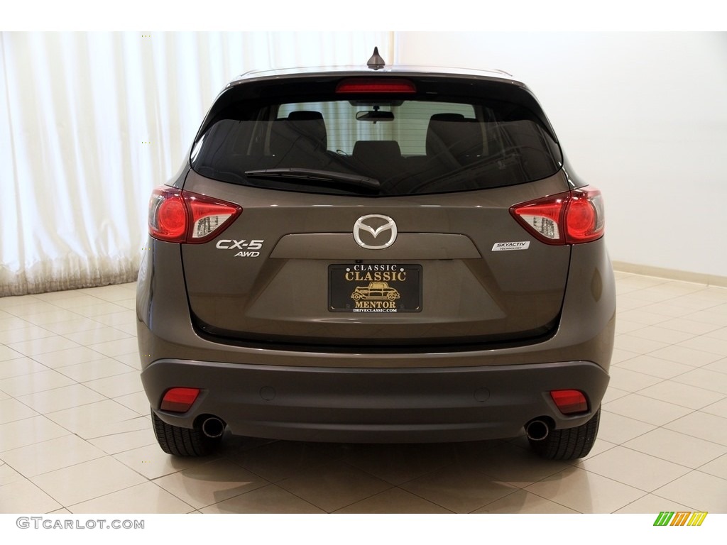 2016 CX-5 Touring AWD - Titanium Flash Mica / Black photo #17