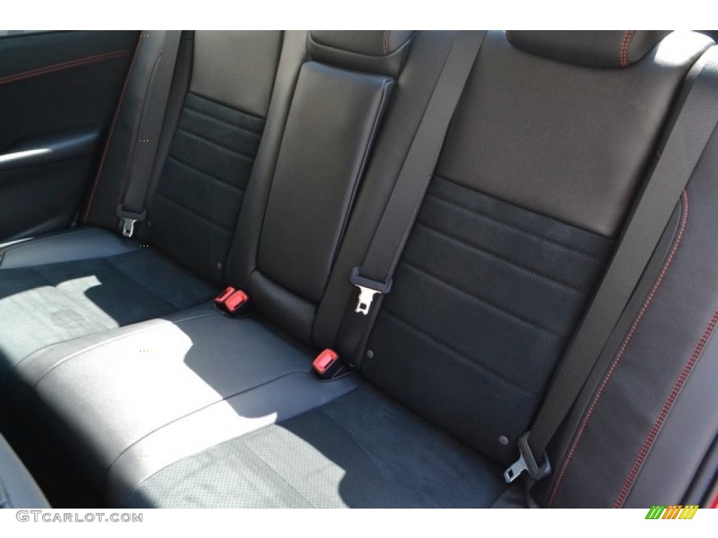 Black Interior 2017 Toyota Camry XSE V6 Photo #114845592