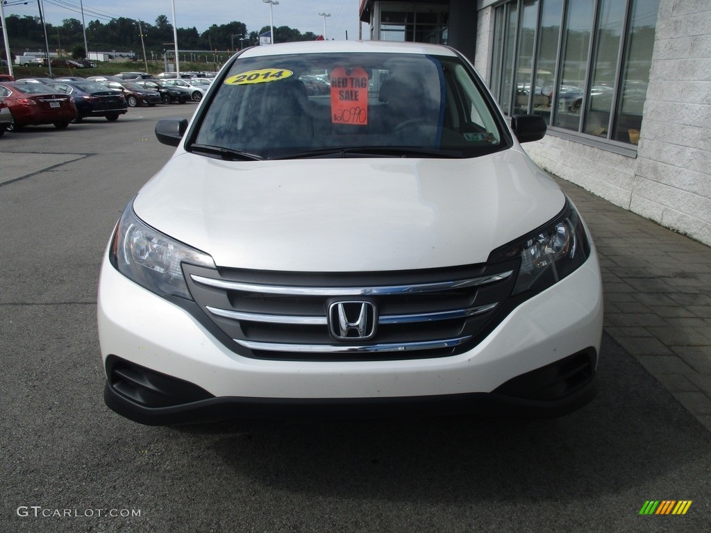 2014 CR-V LX AWD - White Diamond Pearl / Gray photo #8