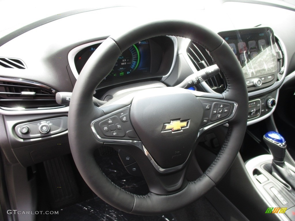 2017 Chevrolet Volt LT Jet Black/Jet Black Steering Wheel Photo #114846876