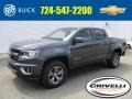 2016 Cyber Gray Metallic Chevrolet Colorado Z71 Crew Cab 4x4  photo #1