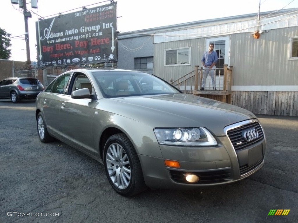 2007 A6 4.2 quattro Sedan - Dakar Beige Metallic / Ebony photo #3