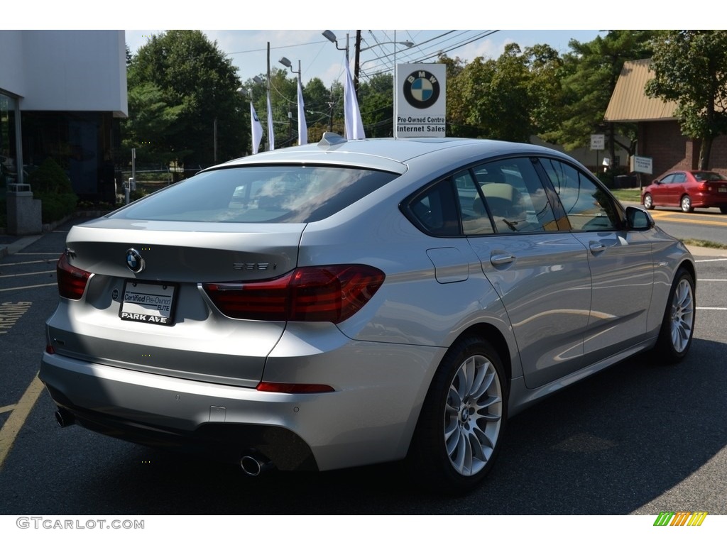 2016 5 Series 535i xDrive Gran Turismo - Glacier Silver Metallic / Venetian Beige/Black photo #3