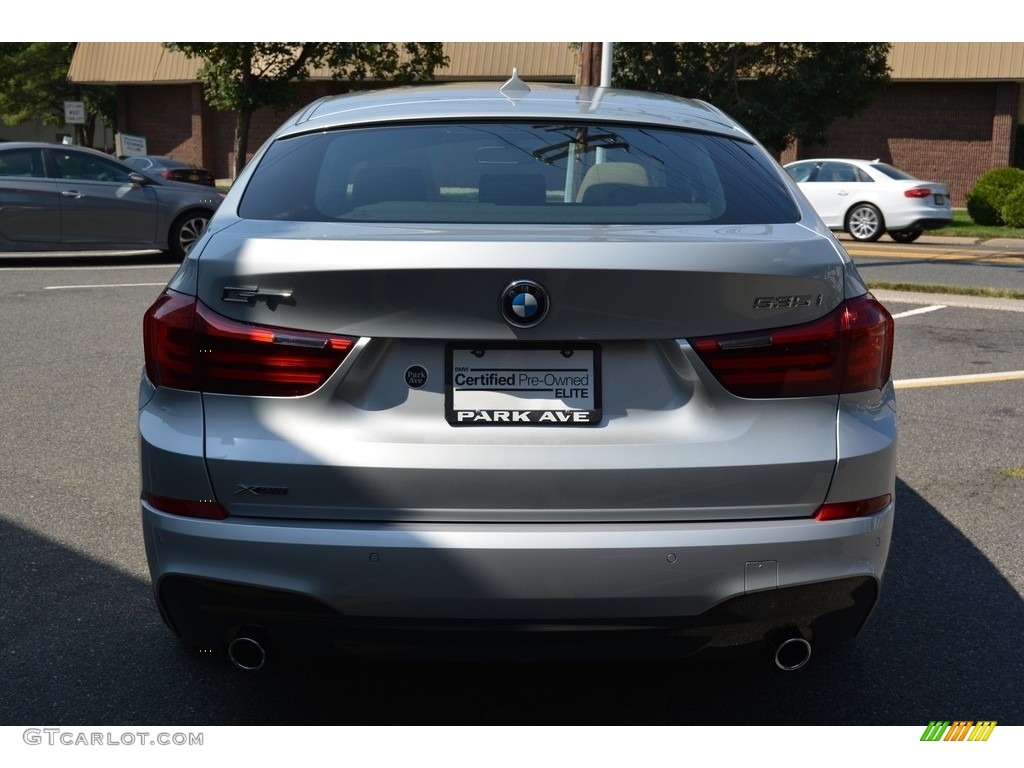2016 5 Series 535i xDrive Gran Turismo - Glacier Silver Metallic / Venetian Beige/Black photo #4