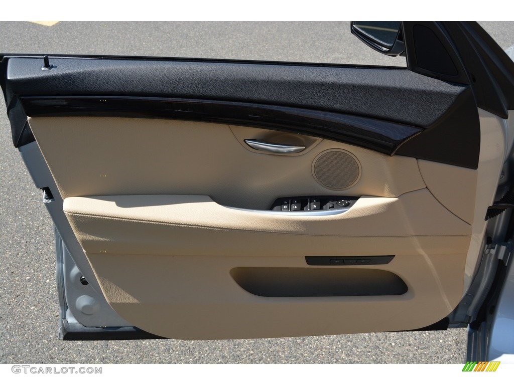 2016 5 Series 535i xDrive Gran Turismo - Glacier Silver Metallic / Venetian Beige/Black photo #8