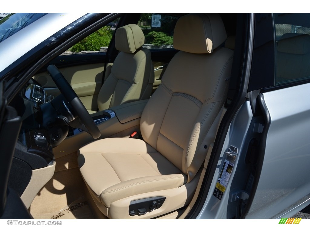 2016 5 Series 535i xDrive Gran Turismo - Glacier Silver Metallic / Venetian Beige/Black photo #12
