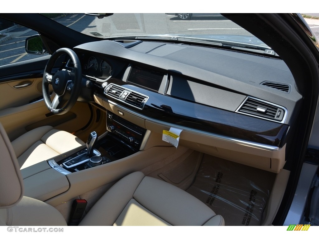 2016 5 Series 535i xDrive Gran Turismo - Glacier Silver Metallic / Venetian Beige/Black photo #26