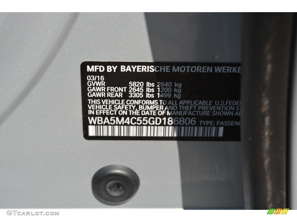 2016 5 Series 535i xDrive Gran Turismo - Glacier Silver Metallic / Venetian Beige/Black photo #33
