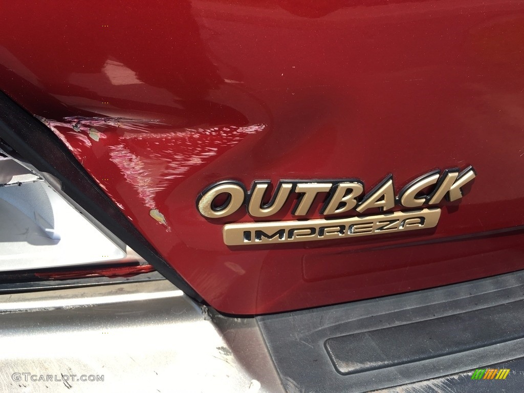 2002 Impreza Outback Sport Wagon - Sedona Red Pearl / Gray photo #9