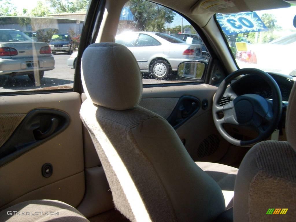 2003 Cavalier LS Sport Sedan - Black / Neutral Beige photo #18