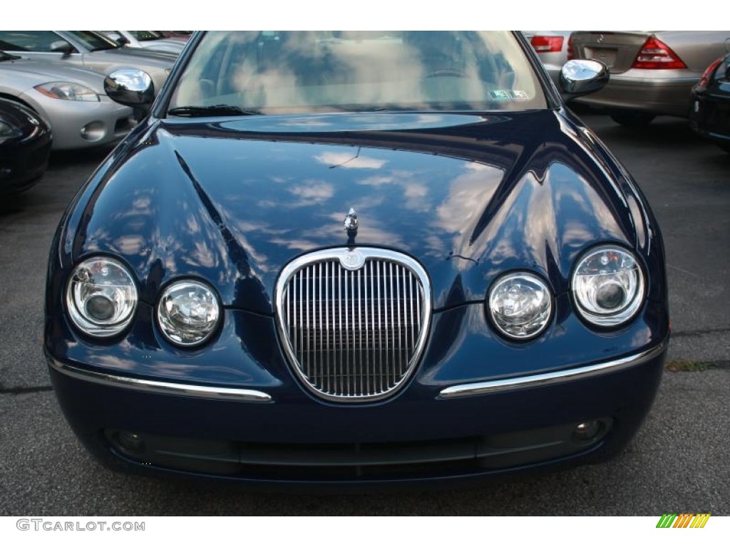 2005 X-Type 3.0 - Pacific Blue Metallic / Barley photo #3