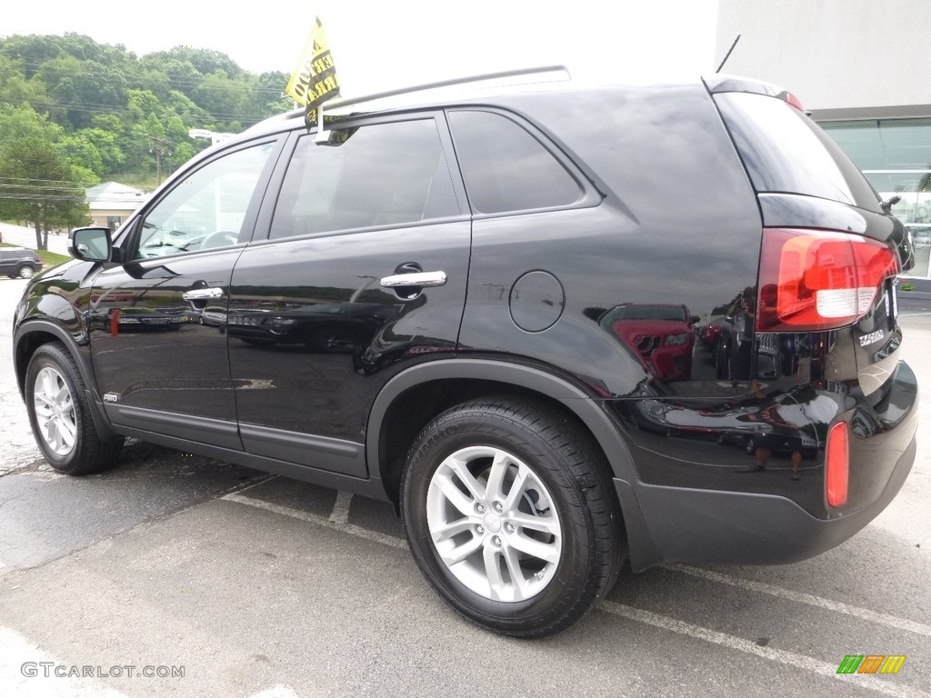 2014 Sorento LX AWD - Ebony Black / Black photo #3