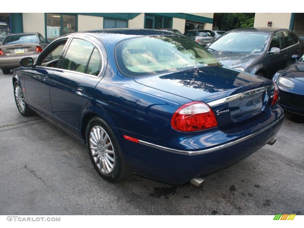2005 X-Type 3.0 - Pacific Blue Metallic / Barley photo #11