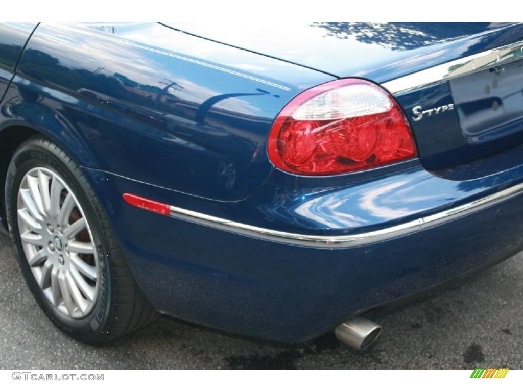 2005 X-Type 3.0 - Pacific Blue Metallic / Barley photo #12