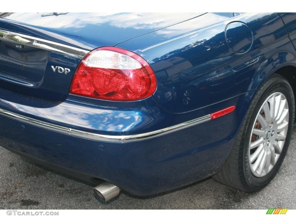 2005 X-Type 3.0 - Pacific Blue Metallic / Barley photo #14