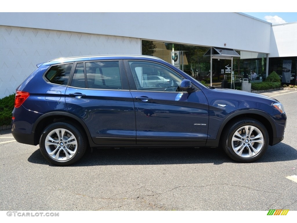 2016 X3 xDrive35i - Deep Sea Blue Metallic / Oyster photo #2