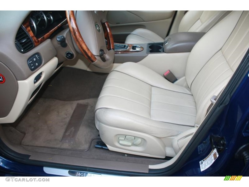2005 X-Type 3.0 - Pacific Blue Metallic / Barley photo #25