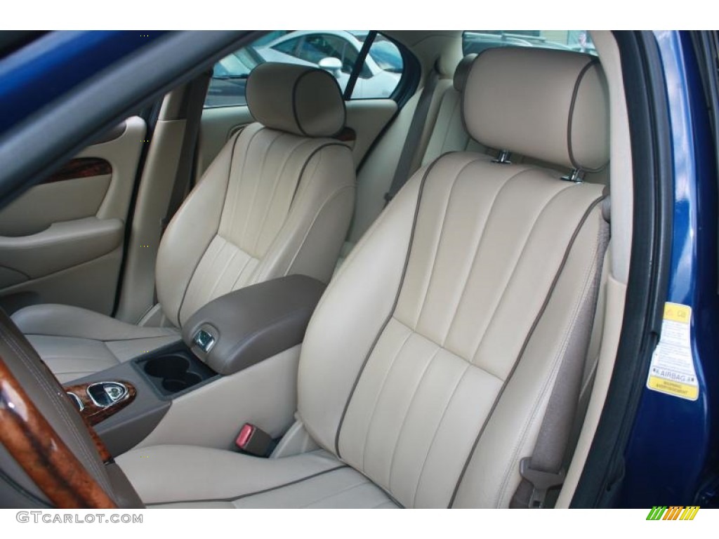 2005 X-Type 3.0 - Pacific Blue Metallic / Barley photo #34