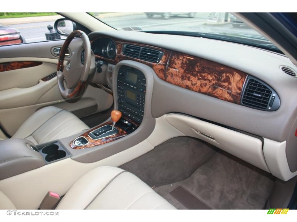 2005 X-Type 3.0 - Pacific Blue Metallic / Barley photo #51