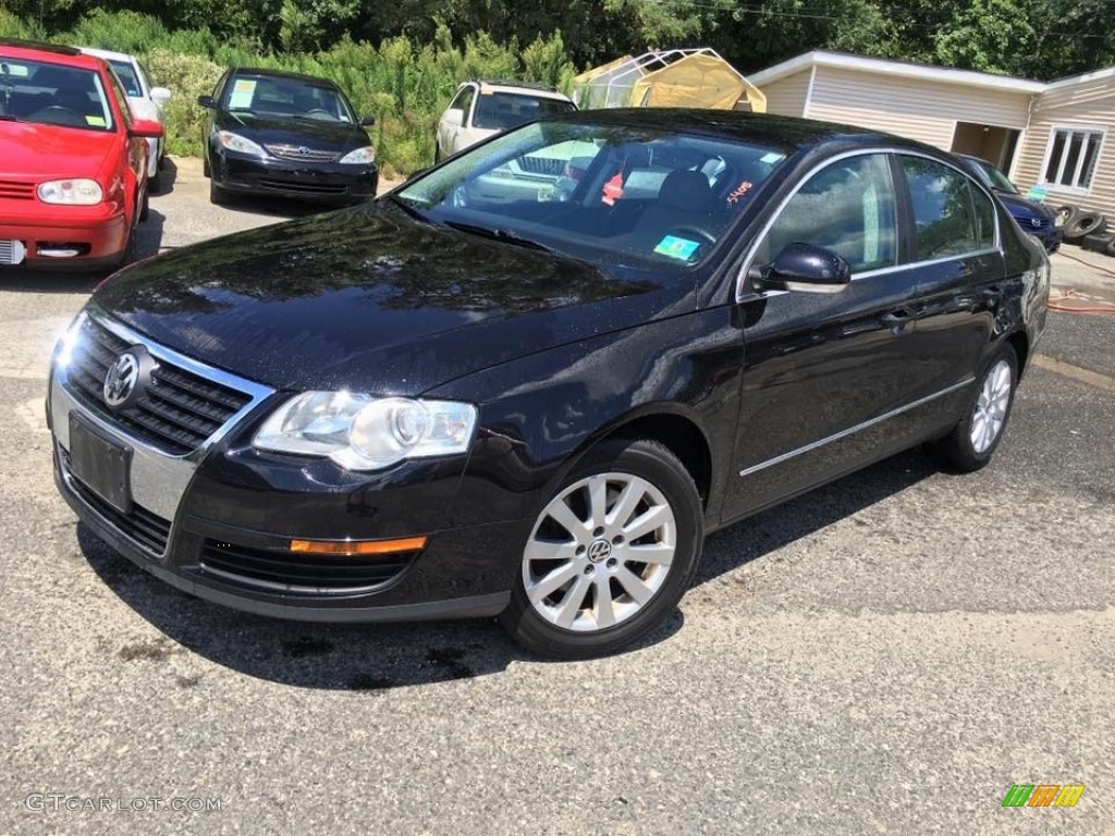 2008 Passat Turbo Sedan - Deep Black / Black photo #1