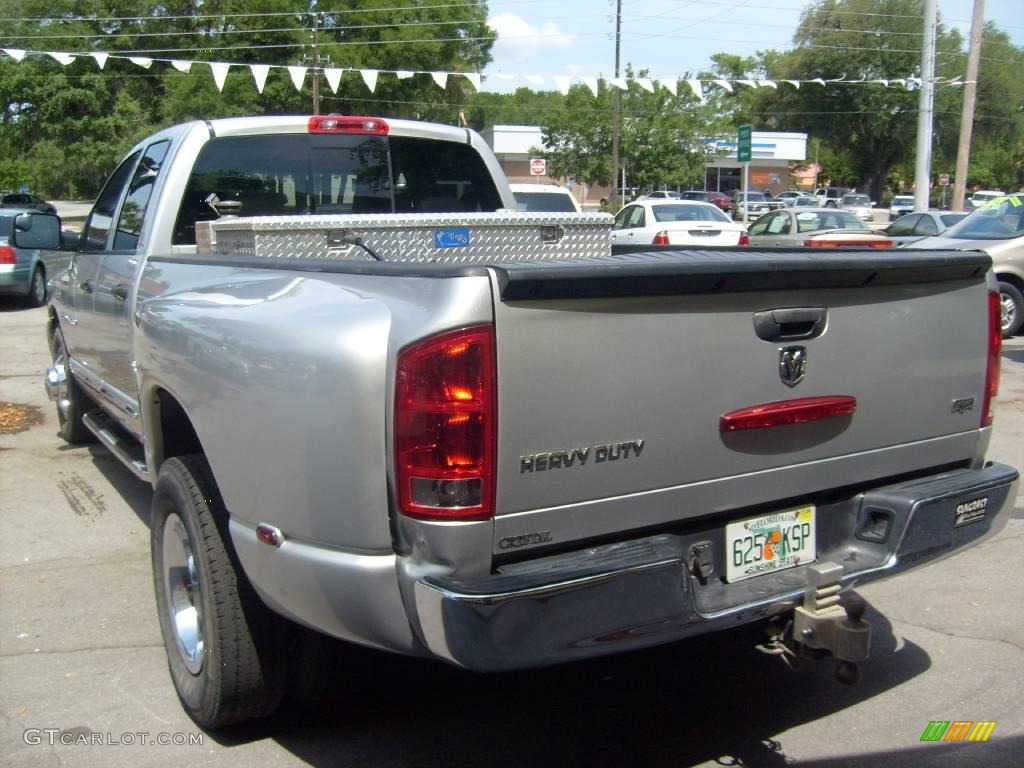 2006 Ram 3500 Laramie Quad Cab Dually - Bright Silver Metallic / Medium Slate Gray photo #5