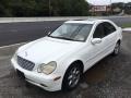 Alabaster White 2004 Mercedes-Benz C 240 4Matic Sedan Exterior