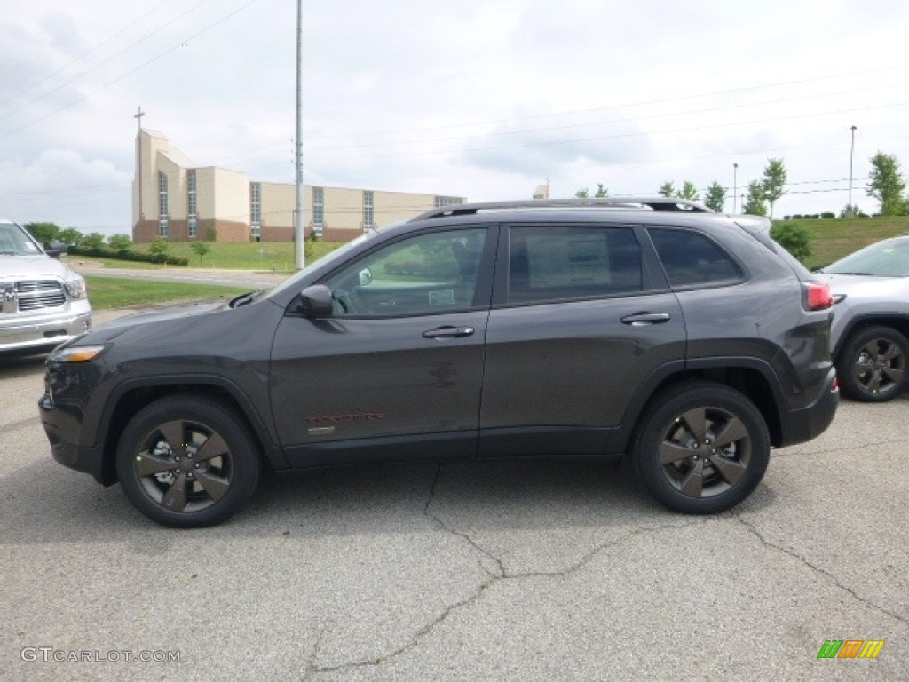 Granite Crystal Metallic 2017 Jeep Cherokee 75th Anniversary Edition 4x4 Exterior Photo #114856218