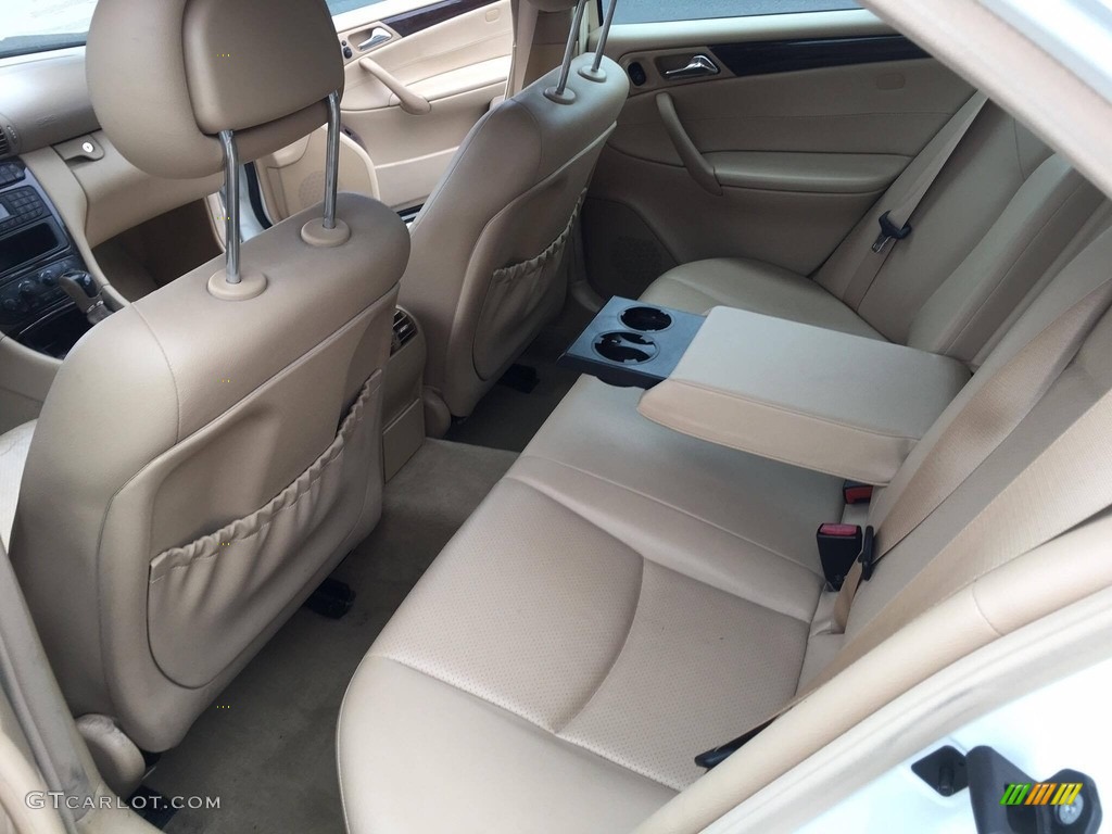 2004 C 240 4Matic Sedan - Alabaster White / Java photo #16