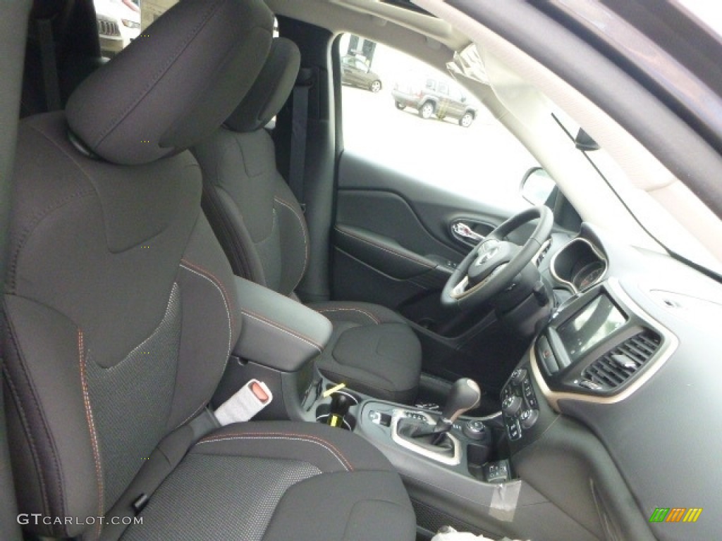 2017 Jeep Cherokee 75th Anniversary Edition 4x4 Front Seat Photo #114856348