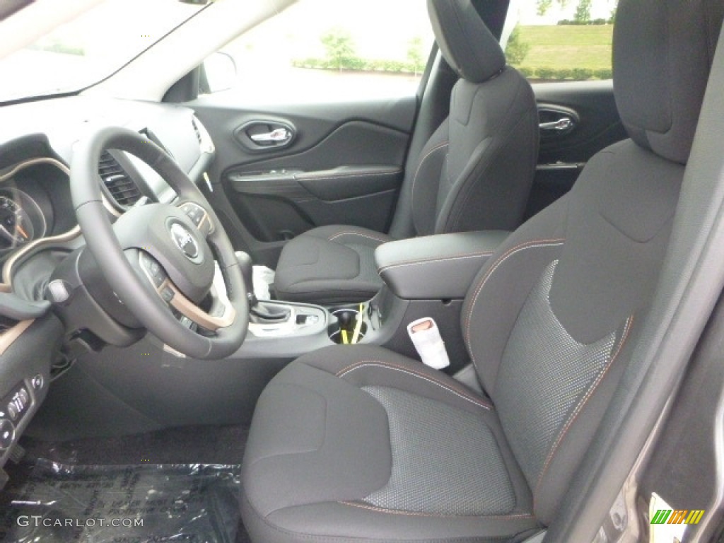 2017 Jeep Cherokee 75th Anniversary Edition 4x4 Front Seat Photo #114856452