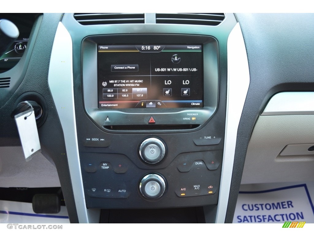 2014 Explorer XLT - Sterling Gray / Medium Light Stone photo #54