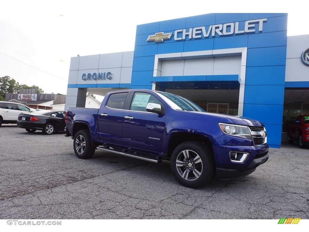 2016 Colorado LT Crew Cab - Laser Blue / Jet Black photo #1