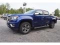 2016 Laser Blue Chevrolet Colorado LT Crew Cab  photo #3