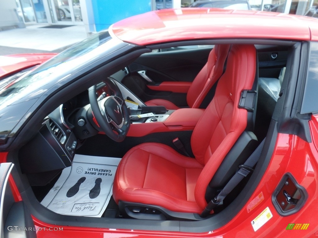 Adrenaline Red Interior 2017 Chevrolet Corvette Grand Sport Coupe Photo #114862269