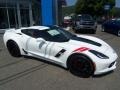 Arctic White 2017 Chevrolet Corvette Grand Sport Coupe Exterior