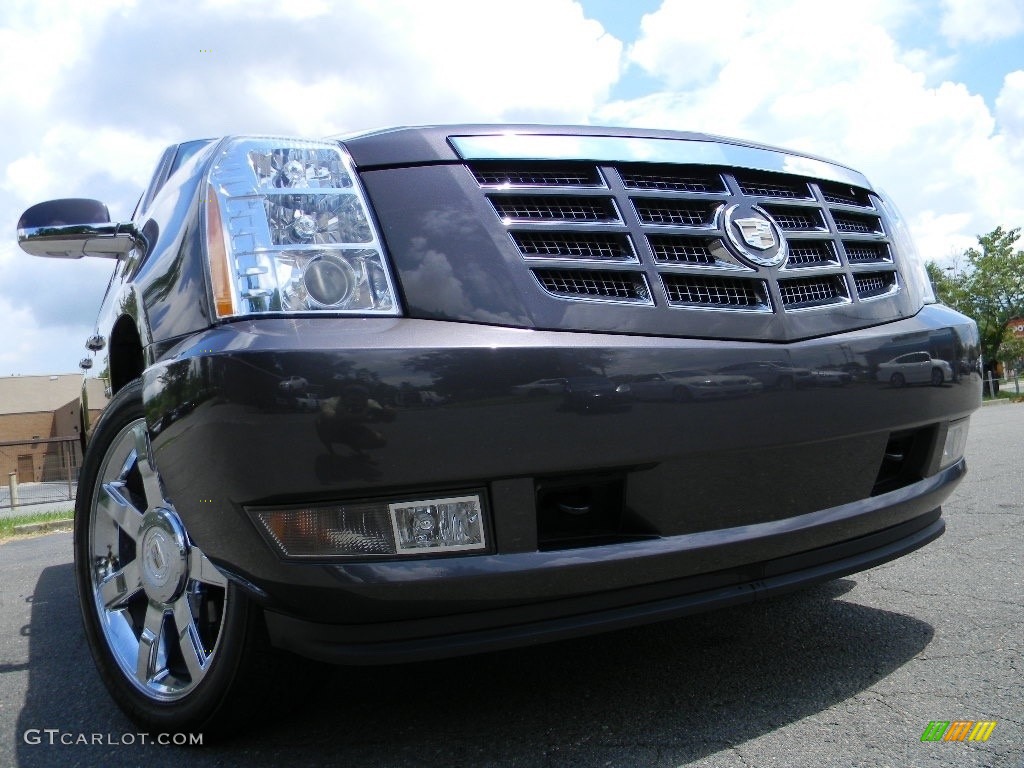 2011 Escalade Luxury - Galaxy Gray Metallic / Ebony/Ebony photo #1