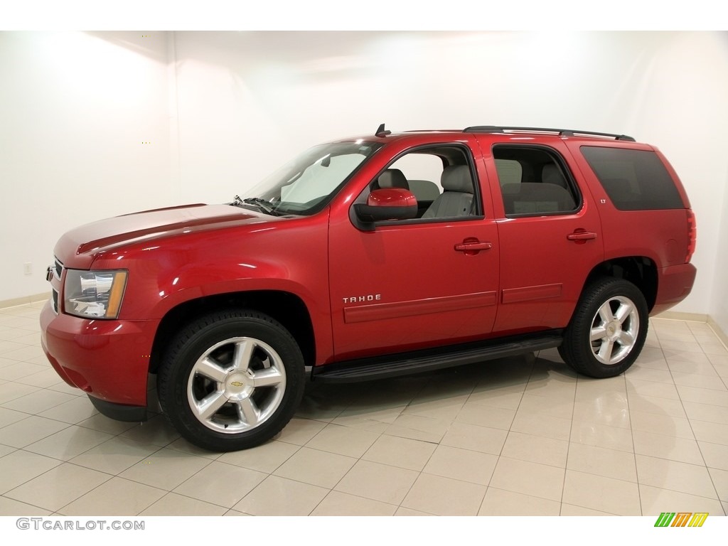 2013 Tahoe LT 4x4 - Crystal Red Tintcoat / Light Titanium/Dark Titanium photo #3