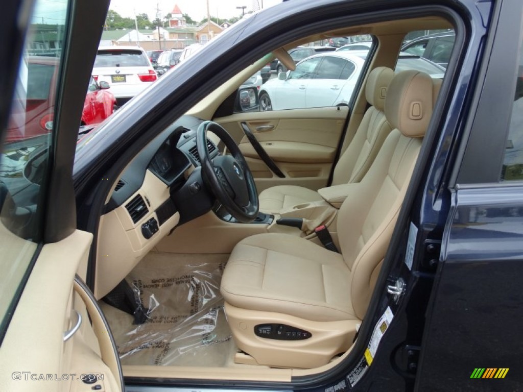 2008 X3 3.0si - Montego Blue Metallic / Sand Beige/Black Nevada Leather photo #10