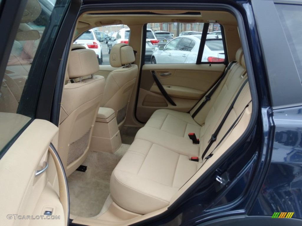 2008 X3 3.0si - Montego Blue Metallic / Sand Beige/Black Nevada Leather photo #12