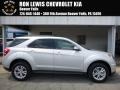 2017 Silver Ice Metallic Chevrolet Equinox LT AWD  photo #1