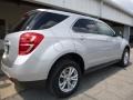 2017 Silver Ice Metallic Chevrolet Equinox LT AWD  photo #3