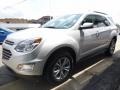 2017 Silver Ice Metallic Chevrolet Equinox LT AWD  photo #8