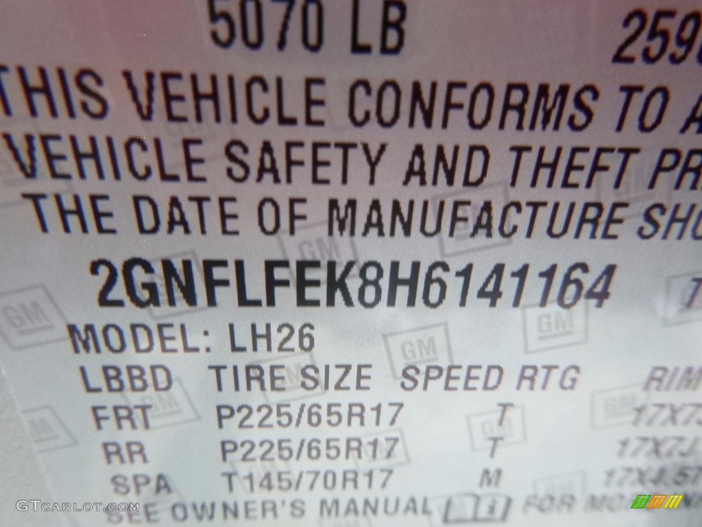 2017 Equinox LT AWD - Silver Ice Metallic / Jet Black photo #17