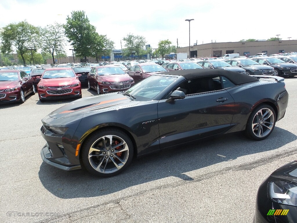 2017 Camaro SS Convertible 50th Anniversary - Nightfall Gray Metallic / 50th Anniversary Jet Black/Dark Gray photo #1