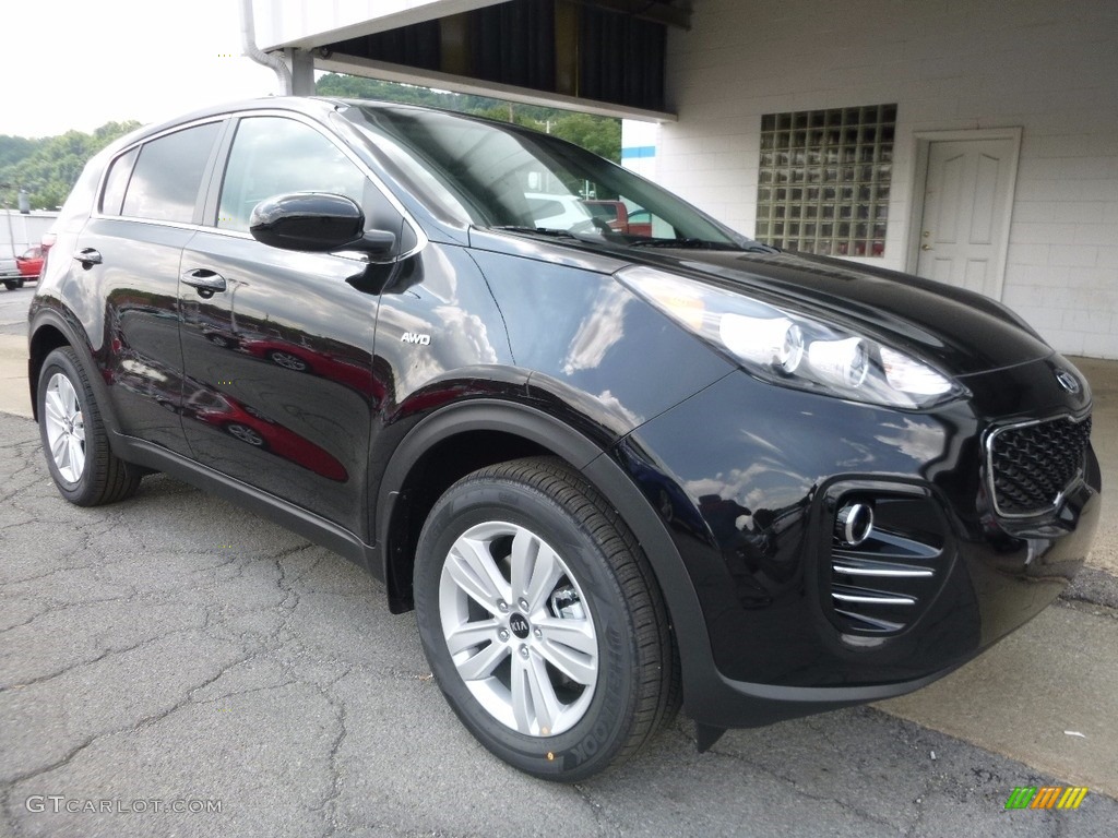 Black Cherry 2017 Kia Sportage LX AWD Exterior Photo #114867719