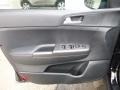 Black 2017 Kia Sportage LX AWD Door Panel