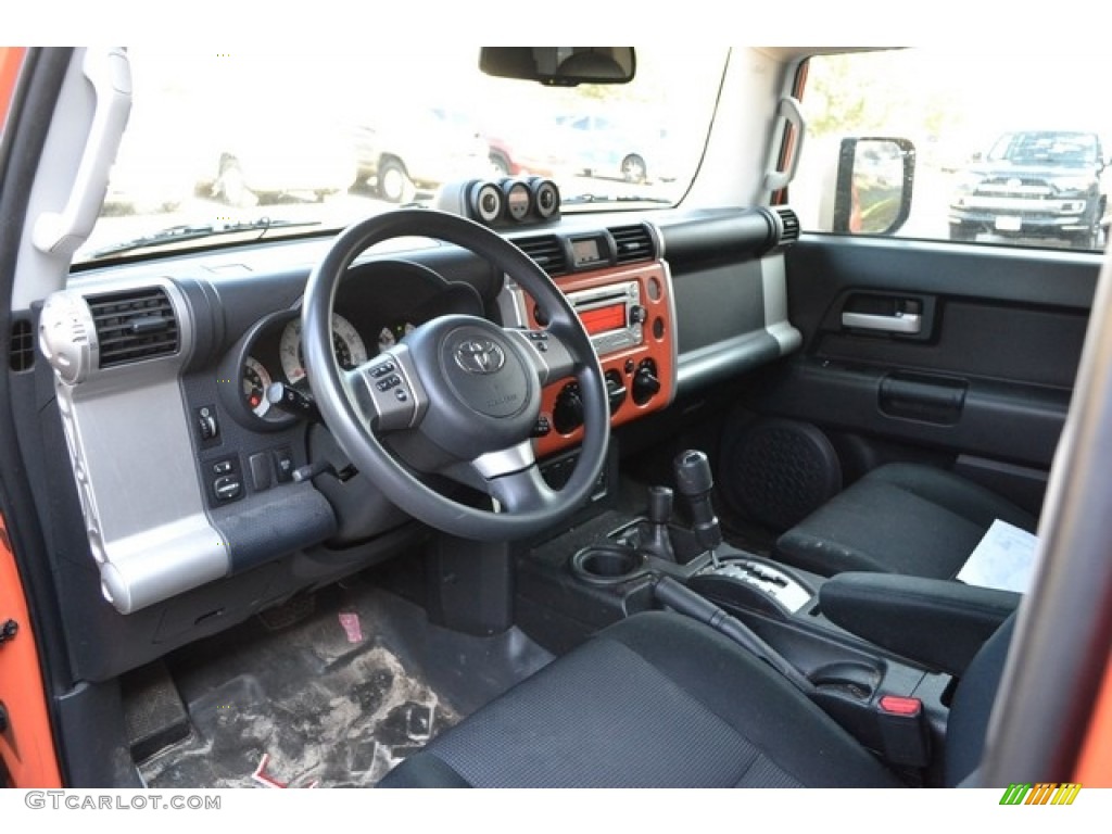 2013 FJ Cruiser 4WD - Magma Orange / Dark Charcoal photo #7