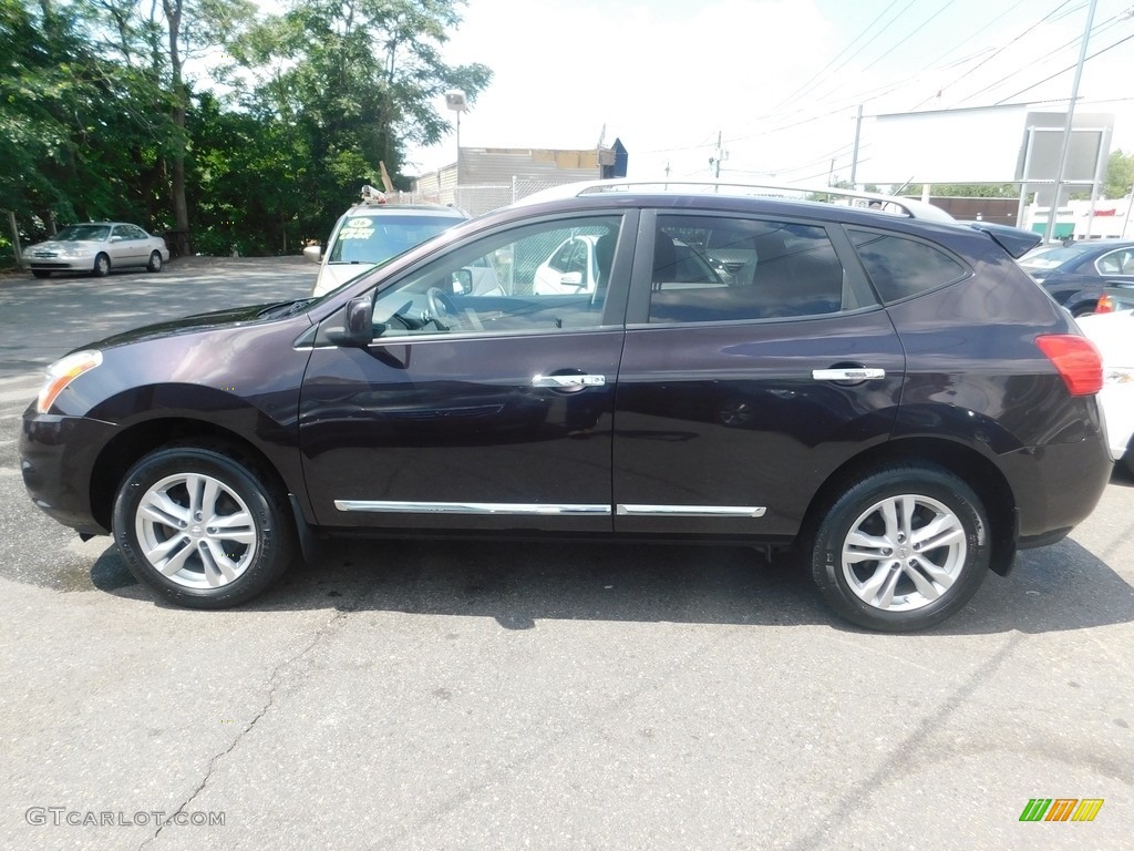 2012 Rogue SV AWD - Black Amethyst / Black photo #9