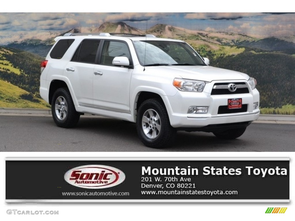 Blizzard White Pearl Toyota 4Runner