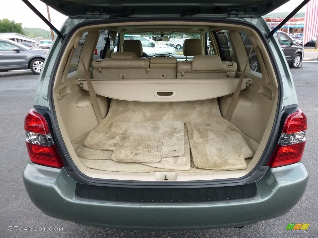 2007 Highlander V6 4WD - Oasis Green Pearl / Ivory Beige photo #4